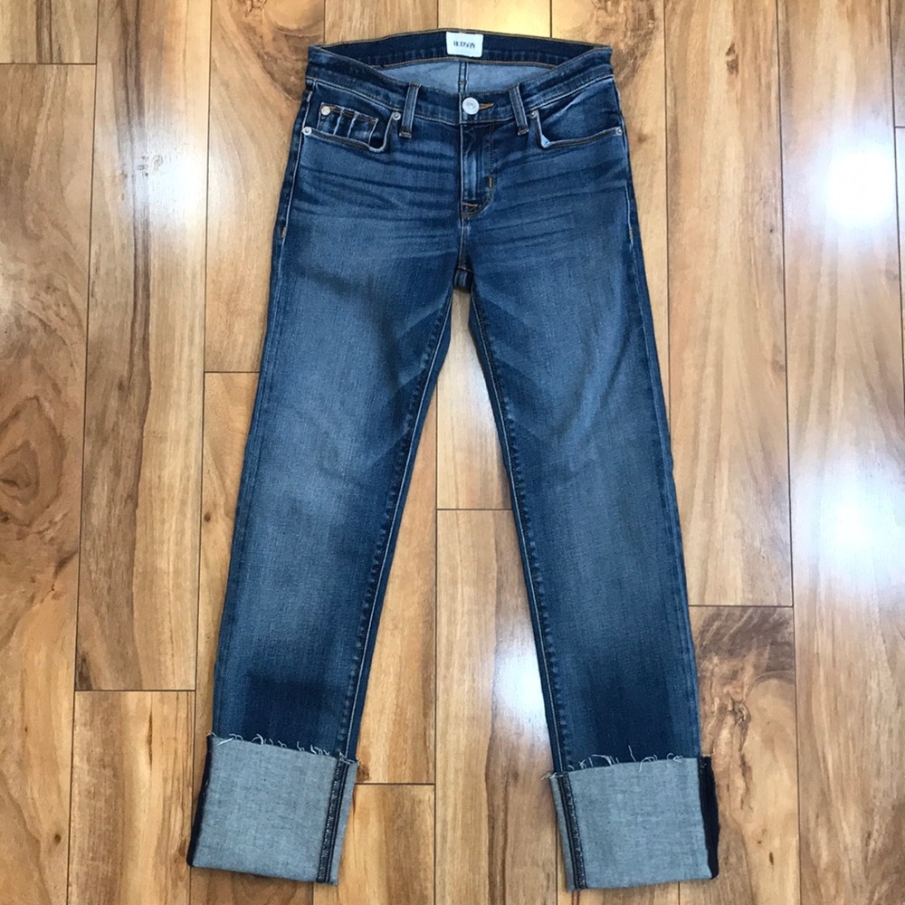 Tally Deep Cuff Crop Skinny Jeans